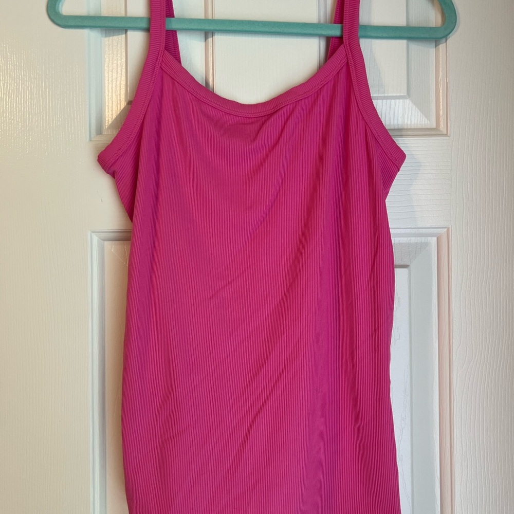 No Boundaries Pink Sleeveless Fitted Camisole